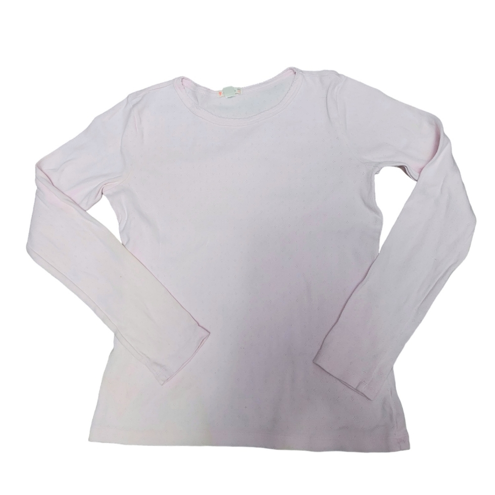 Crewcuts pale pink lightweight long sleeved basic shirt